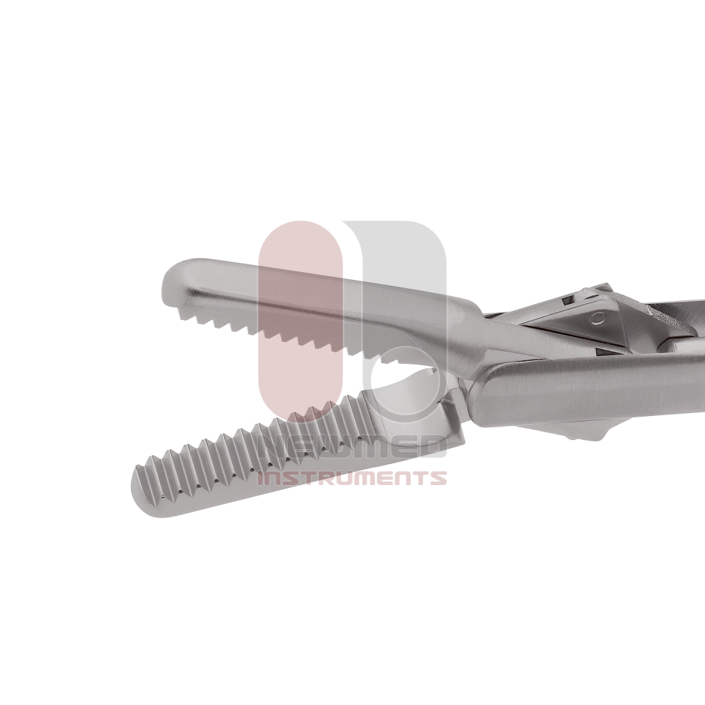 MIS Serrated Forceps - Round Squeeze Handle MIS Serrated Forceps - Round Squeeze Handle