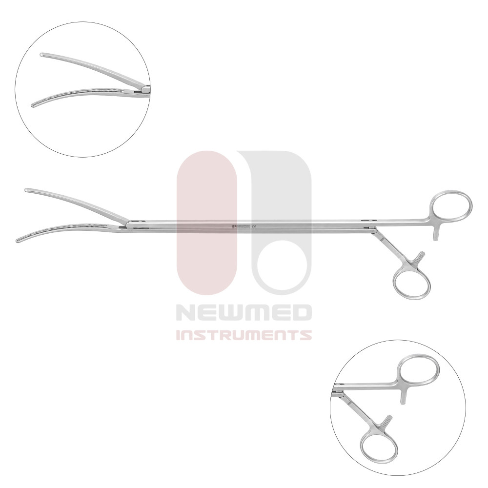 MICS Debakey Serrated Teeth Forceps - Ring Handle