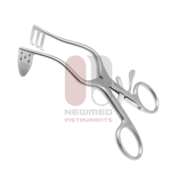 Perkins Self-Retaining Retractor - Solid Spike Blade 