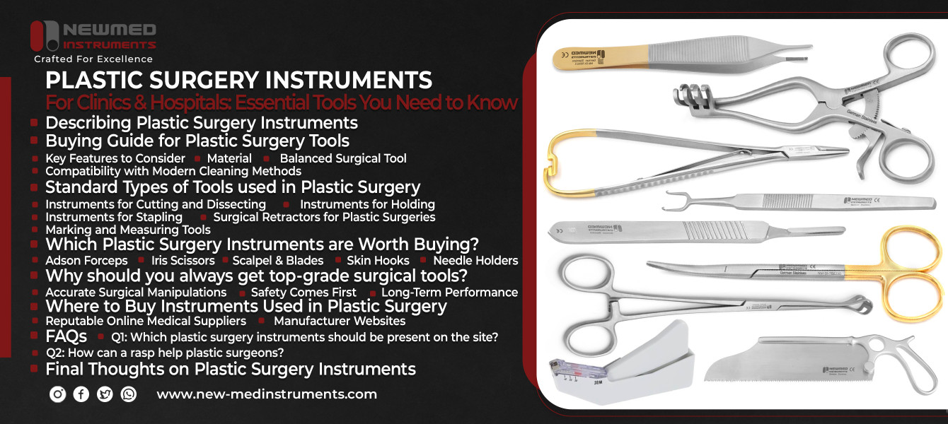 Plastic Surgery Instruments for Clinics & Hospitals: Essential Tools You Need to Know