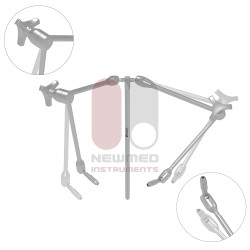 Articulated Arm (2-Arm Design) with Triple Clamping
