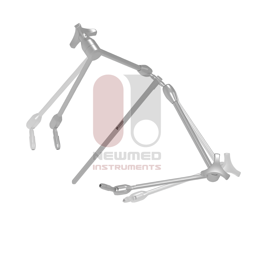 Articulated Arm (2-Arm Design) with Triple Clamping Articulated Arm (2-Arm Design) with Triple Clamping