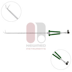 Gemini Grasping Forceps Curved Smooth Double Action