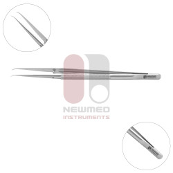Microsurgical Bayonet Forceps - Flat Handle