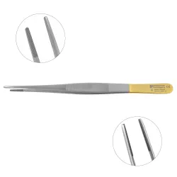 Cushing Delicate Thumb Forceps - Tungsten Carbide