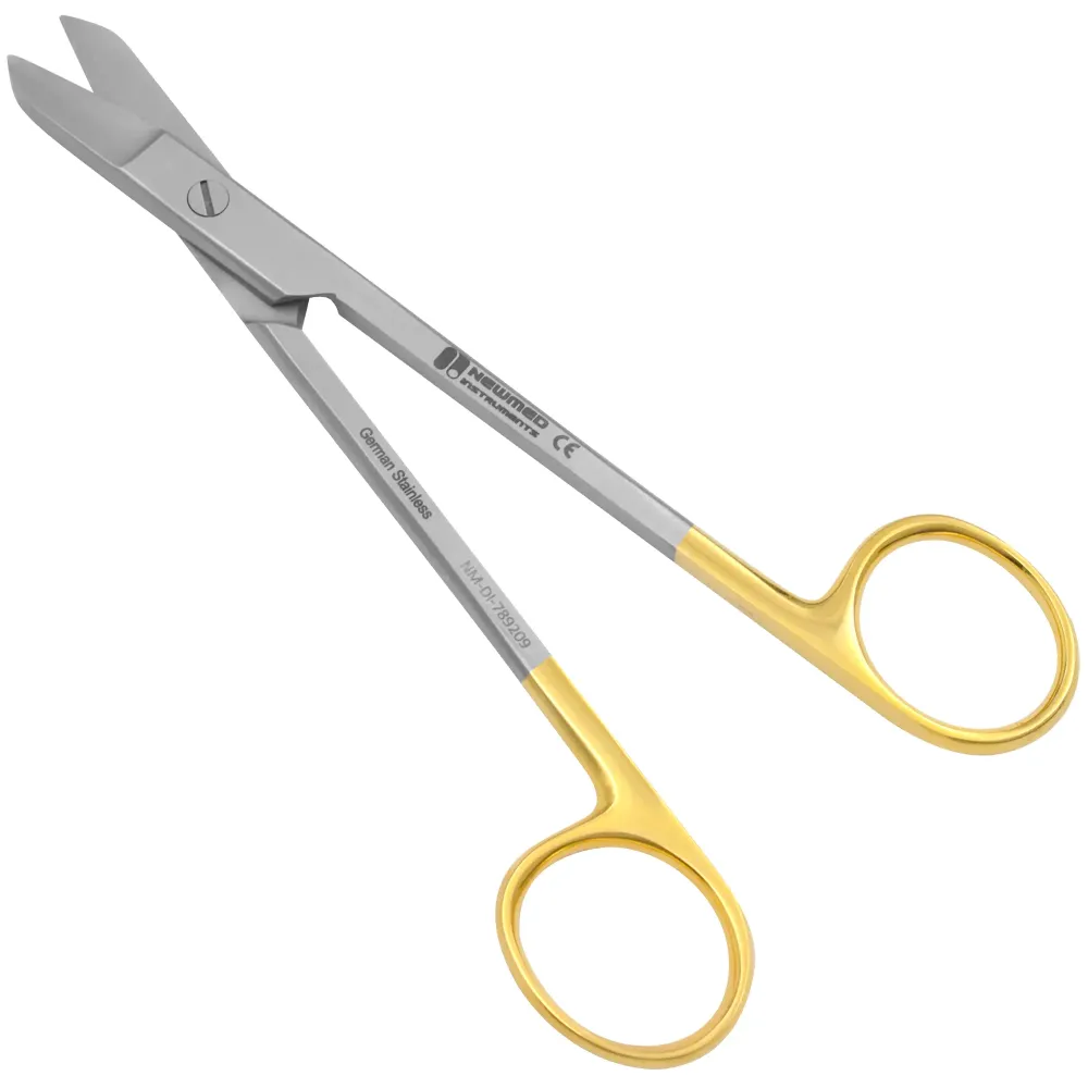 Ciseaux de lifting Davis, courbés et dentelés (carbure de tungstène)