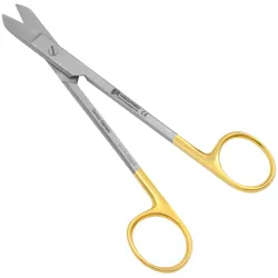 Davis Face Lift Scissors, Curved, Serrated (Tungsten Carbide)