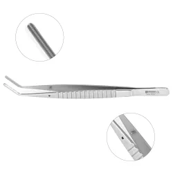 Debakey Vascular Tissue Forceps - Angled
