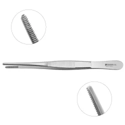 Dressing Forceps - Flat Handle