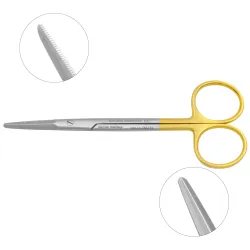 Fomon Saber Back Scissors - Supercut Serrated ( Tungsten Carbide )