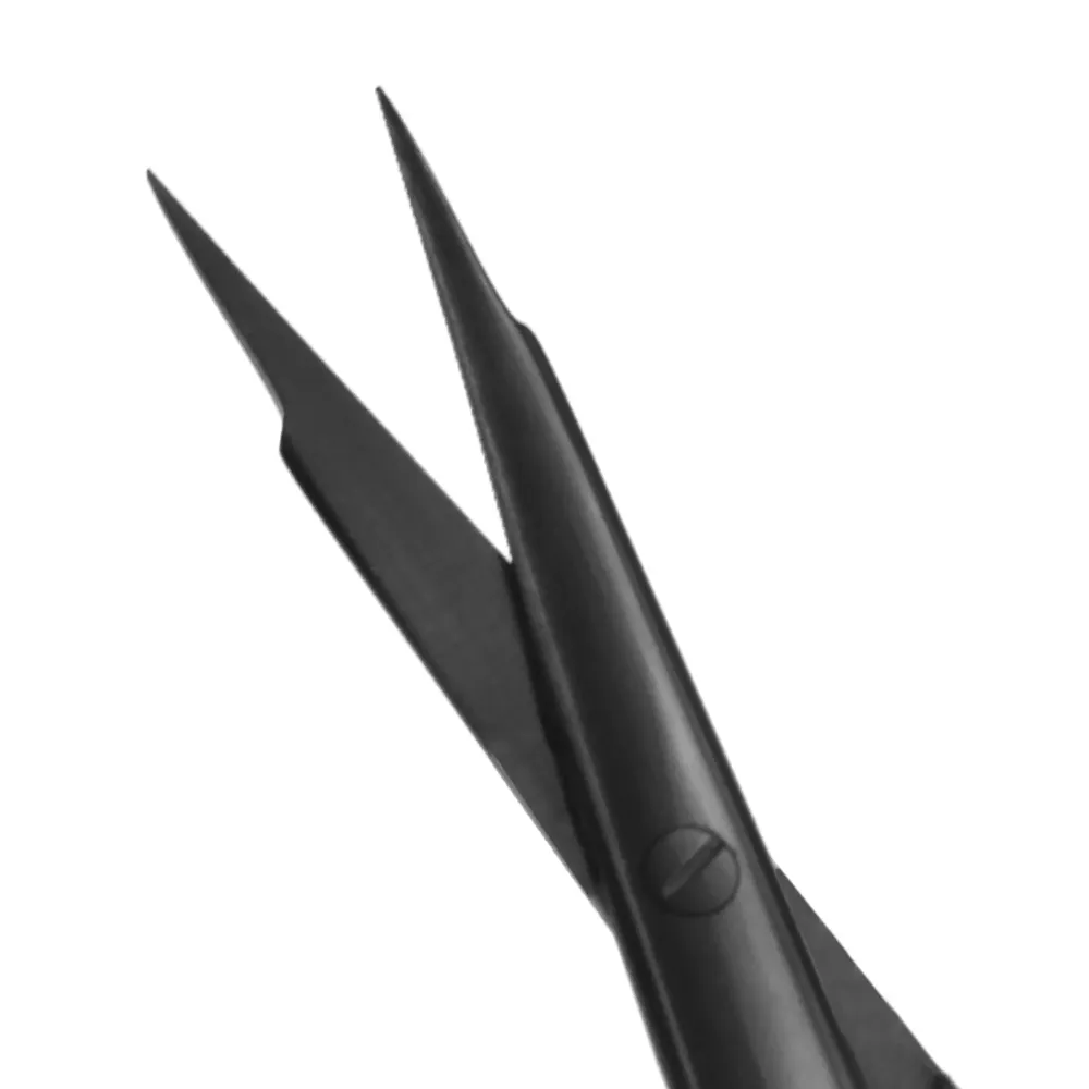 Gorney Micro-Serrated Edge Scissors - Tungsten Carbide Blade and Premium Black Ceramic Coating
