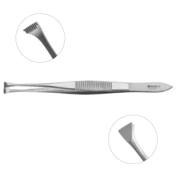 Pinza de fijación Graefe - Dientes finos múltiples atraumáticos Pinza de fijación Graefe - Dientes finos múltiples atraumáticos