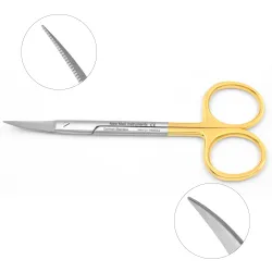 Iris Scissors - Tungsten Carbide Serrated