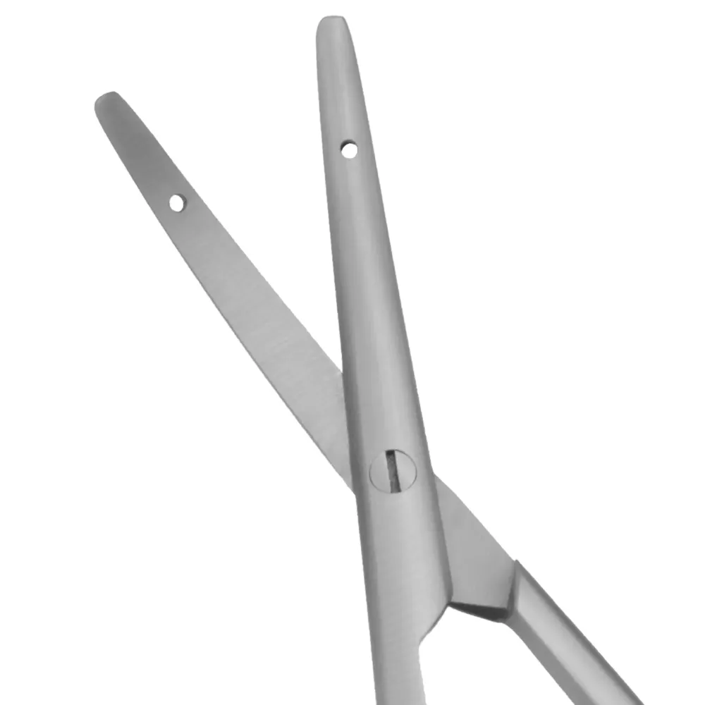 Littler Suture Scissors w/ suture hole in blades, curved