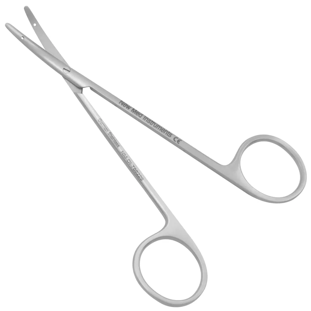 Littler Suture Scissors w/ suture hole in blades, curved