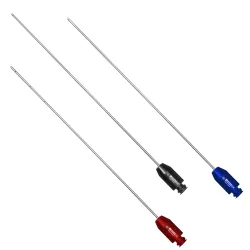 Conjunto de 3 cânulas para microescultura de pescoço
