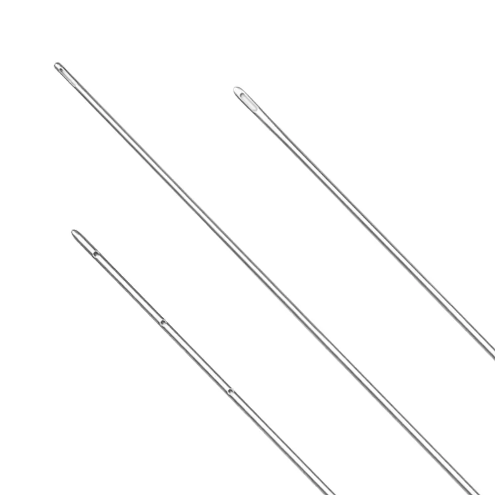 Conjunto de 3 cânulas para microescultura de pescoço Conjunto de 3 cânulas para microescultura de pescoço