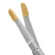 Ножницы Solz Gold Tip — изогнутые прочные лезвия с двойным скосом Ножницы Solz Gold Tip — изогнутые прочные лезвия с двойным скосом