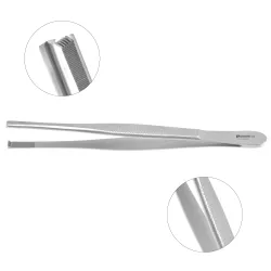 Stille Pattern Tissue Forceps - 4x5 teeth