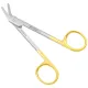 Suture-Wire Scissors - Angled, Serrated (Tungsten Carbide)