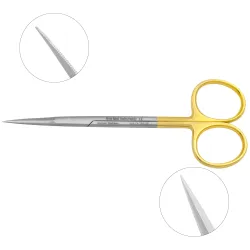 Tebbetts Delicate Dissecting Scissors, Curved, Serrated SuperCut