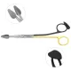 Trepsat Face Lift Dissection Scissors - Spatulated-Tipped Trepsat Face Lift Dissection Scissors - Spatulated-Tipped
