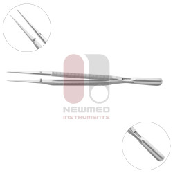Microsurgical Tissue Forceps - Round Handle