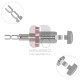 Screw Clamp with 6-Sided Quick Connector Screw Clamp with 6-Sided Quick Connector