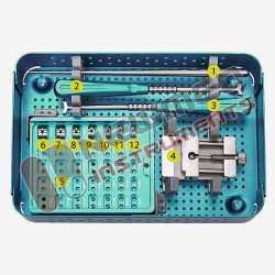 Ensemble d'implants pour cage cervicale vertébrale Ensemble d'implants pour cage cervicale vertébrale