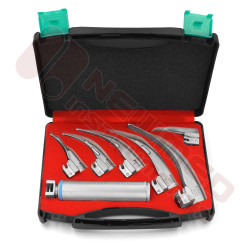 Conjunto de 6 lâminas para laringoscópio convencional standard