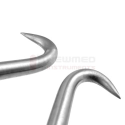 Deep Gelpi Retractor, ein Zinken, 90 Grad abgewinkelt Deep Gelpi Retractor, ein Zinken, 90 Grad abgewinkelt