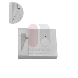 Gabarito de corte e preparação Fisch para próteses de estribo em PTFE Gabarito de corte e preparação Fisch para próteses de estribo em PTFE
