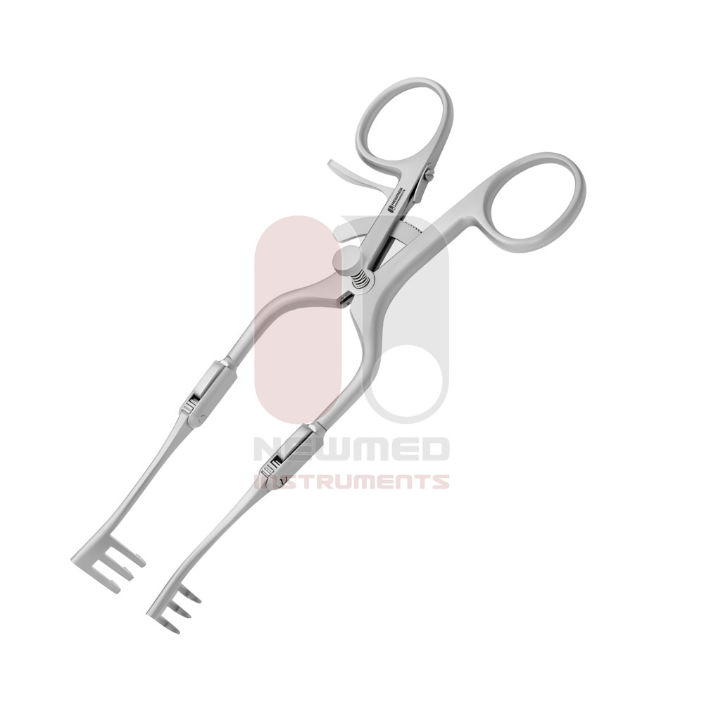 Afastador Fisch com junta 3:3 Pontas semi-afiadas 17 cm destacáveis Afastador Fisch com junta 3:3 Pontas semi-afiadas 17 cm destacáveis