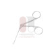 Pinzas auriculares Hartmann dentadas de mango delicado, rectas, 0,8 × 7,0 mm Pinzas auriculares Hartmann dentadas de mango delicado, rectas, 0,8 × 7,0 mm