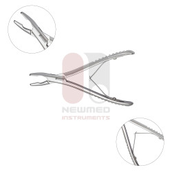 Luer Rongeur gebogen 15 cm lang Luer Rongeur gebogen 15 cm lang