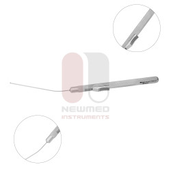 Vareta de medição para próteses de estribo e ouvido médio com comando de botão deslizante Vareta de medição para próteses de estribo e ouvido médio com comando de botão deslizante