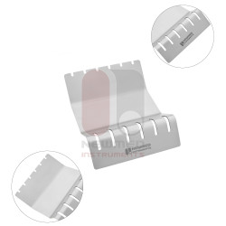 Metal stand for 6 ear forceps 