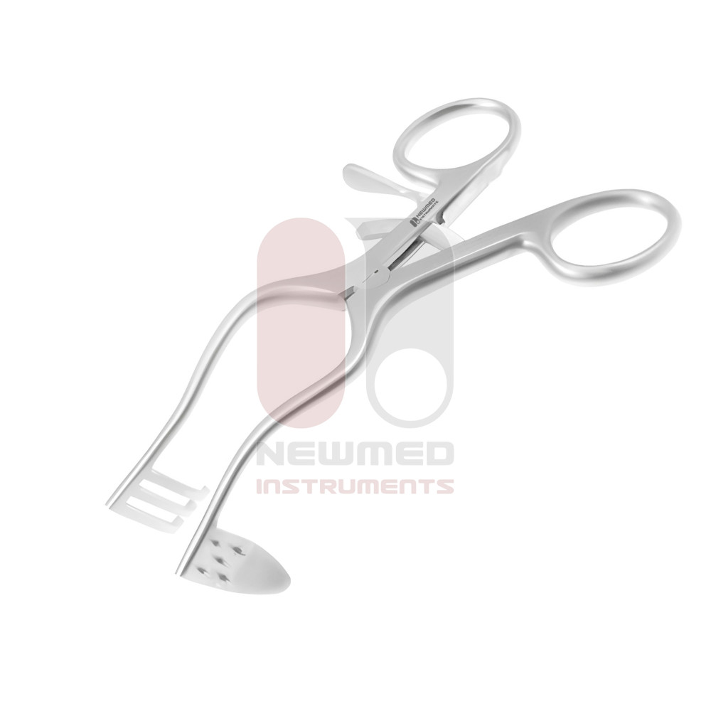 Retrator Perkins 2 pontas direitas, lâmina pontiaguda esquerda destacável Retrator Perkins 2 pontas direitas, lâmina pontiaguda esquerda destacável