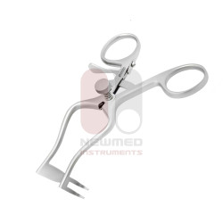Écarteur Perkins 2 griffes gauche lame pointue droite 11 cm détachable Écarteur Perkins 2 griffes gauche lame pointue droite 11 cm détachable