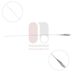 Sonda para Trompa de Eustáquio Sheiffert prateada 0,5 mm 18 cm Sonda para Trompa de Eustáquio Sheiffert prateada 0,5 mm 18 cm