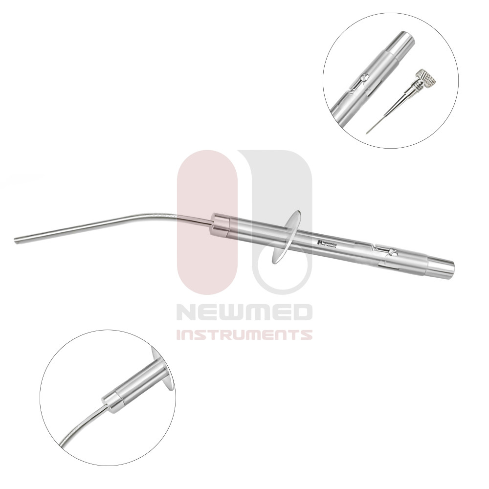 Tチューブ挿入器具 取り外し可能 Tチューブ用 幅6mm、長さ12cm