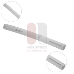 Capa protetora em teflon para pinças auriculares com janela, autoclavável Capa protetora em teflon para pinças auriculares com janela, autoclavável