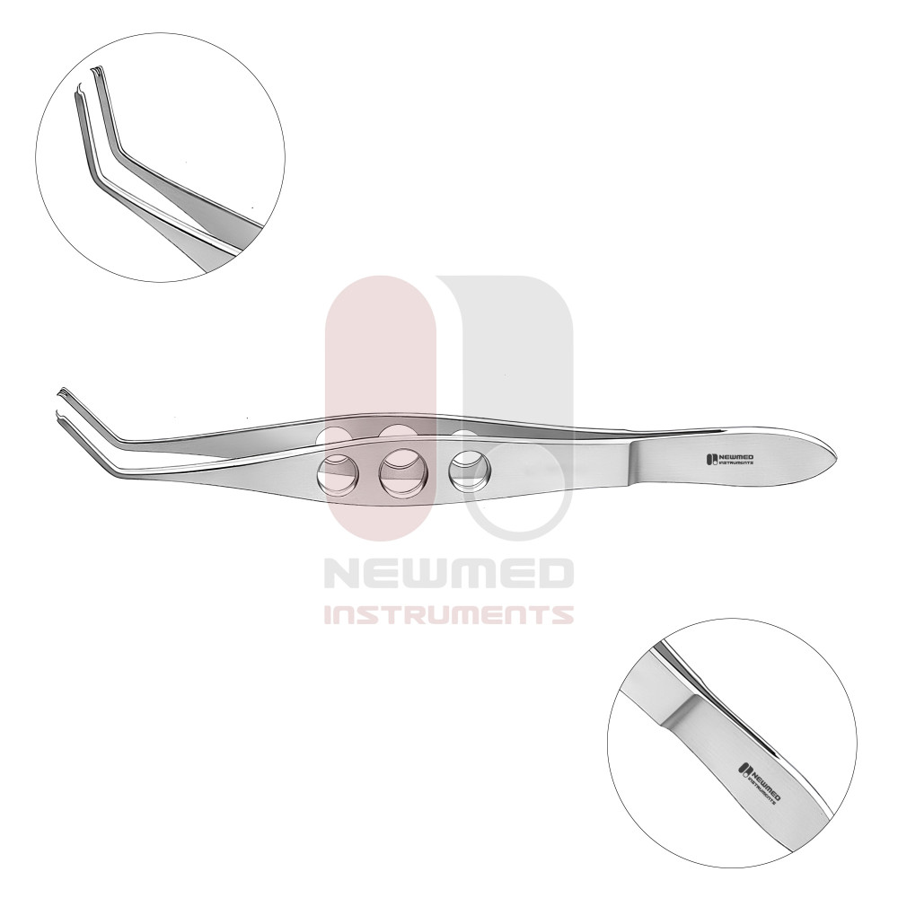 Troutman Superior Rectus Forceps Shaft Angled Serrated Troutman Superior Rectus Forceps Shaft Angled Serrated