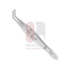 Troutman Superior Rectus Forceps Shaft Angled Serrated 