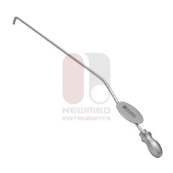 Tubo de aspiração Verhoeven - curvado para baixo - 9 cm Tubo de aspiração Verhoeven - curvado para baixo - 9 cm