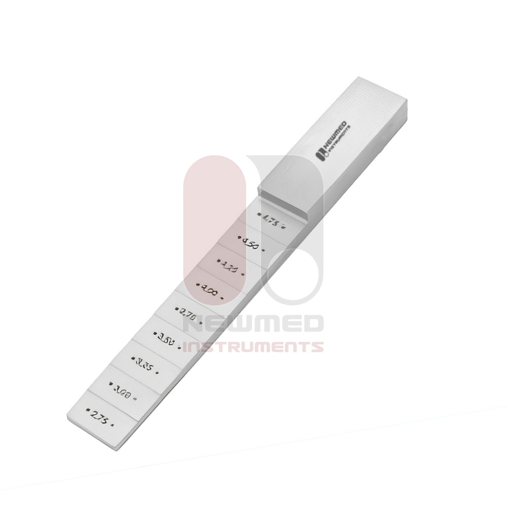 0,4 mm ve 0,6 mm PTFE Stapes Protezleri için piston ölçüm ve kesme aparatı 0,4 mm ve 0,6 mm PTFE Stapes Protezleri için piston ölçüm ve kesme aparatı