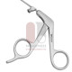 Jako-Kleinsasser Microlaryngeal Cup Forceps – Curved up with Luer Lock Suction