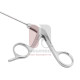 Laryngeal Forceps, Tubular Model curved oval cups 
