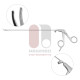 Microlaryngeal Grasping Forceps Alligator Jaw – Left Curved with Luer lock suction Microlaryngeal Grasping Forceps Alligator Jaw – Left Curved with Luer lock suction