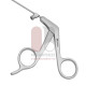 Microlaryngeal Grasping Forceps Alligator Jaw – Left Curved with Luer lock suction Microlaryngeal Grasping Forceps Alligator Jaw – Left Curved with Luer lock suction